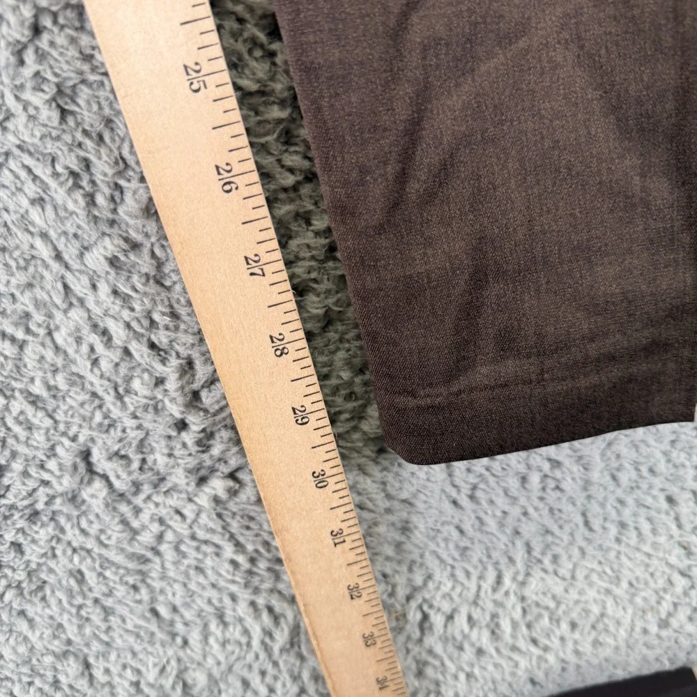 Kenneth Cole Reaction Pant Mens 34x30 Brown Wool Dress Straight Business Stretch